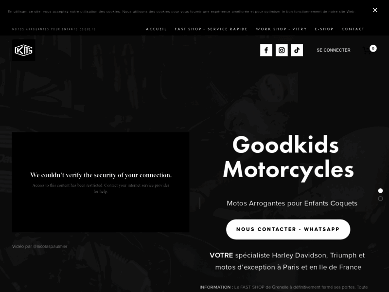 › Voir plus d'informations : GoodKids Motorcycles - Work Shop Vitry - GARAGE MOTO - Harley Davidson - Triumph - Toutes marques