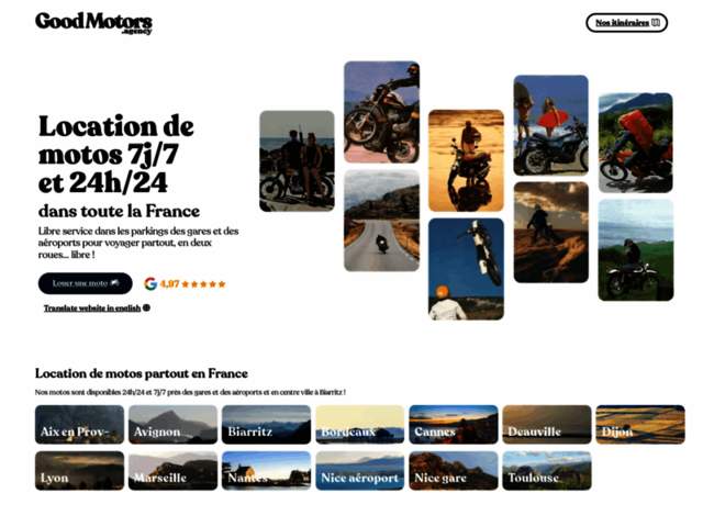 › Voir plus d'informations : Good Motors agency - Location moto Avignon TGV