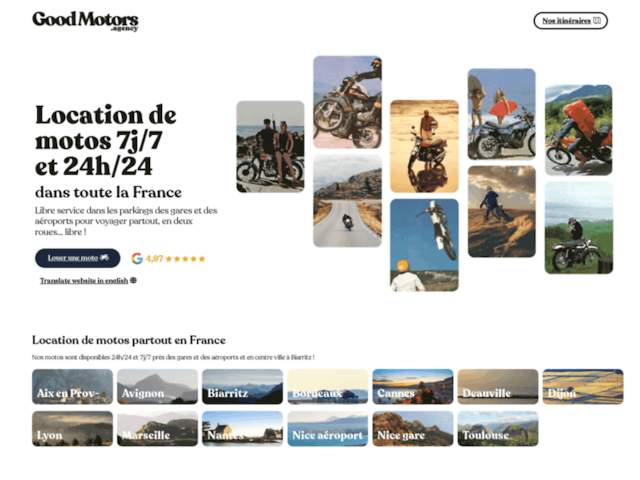 Good Motors agency - Location motos Bordeaux