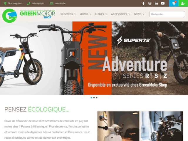 GreenMotorShop Paris 17 - Motos et Scooter électriques & Ebikes