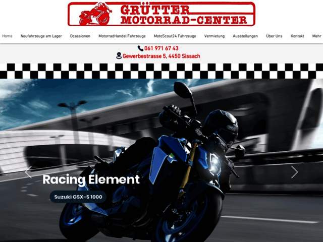 › Voir plus d'informations : Grütter Motorrad Center