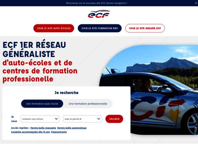 › Voir plus d'informations : ECF - French Driving School