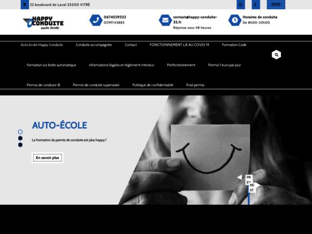 › Voir plus d'informations : Happy Conduite Driving School Vitré