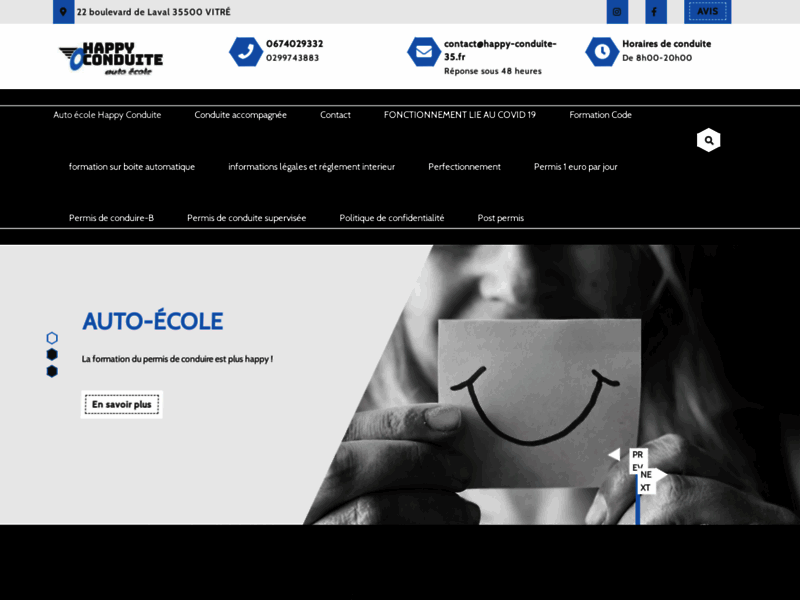 › Voir plus d'informations : Happy Conduite Driving School Vitré