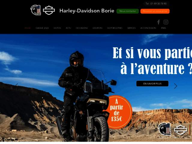 › Voir plus d'informations : Harley-Davidson Borie