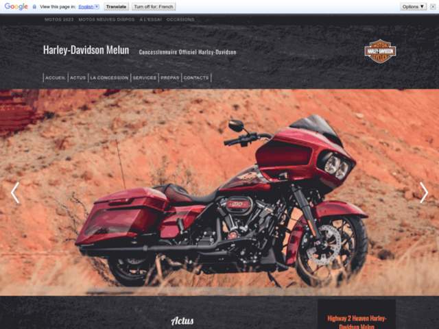 › Voir plus d'informations : Harley-Davidson H2H Concessionnaire