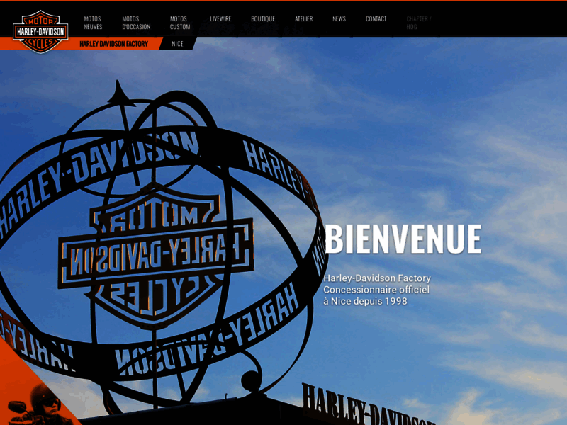 › Voir plus d'informations : Harley Davidson Factory