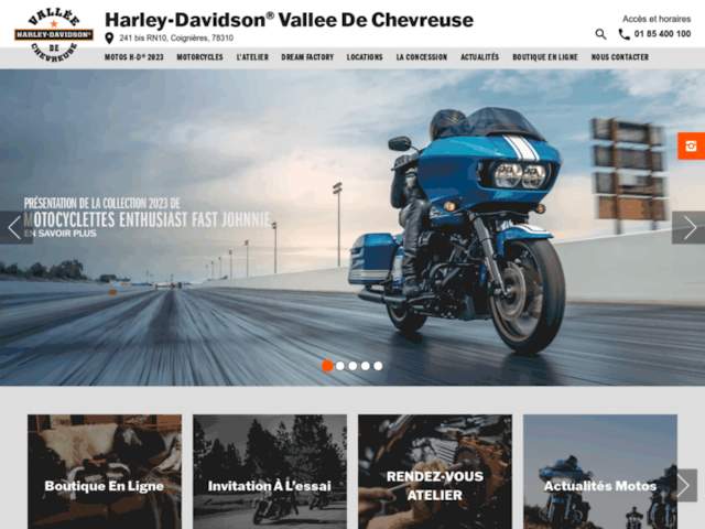 Harley Davidson Vallée de Chevreuse Concessionnaire Motos