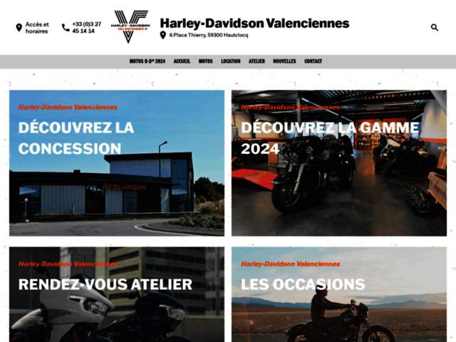 › Voir plus d'informations : Harley-Davidson Valenciennes