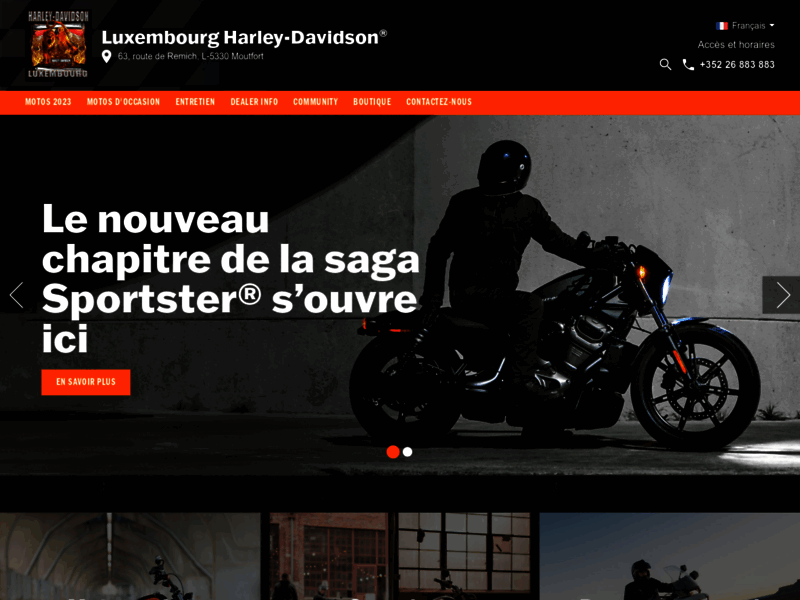 › Voir plus d'informations : Harley-Davidson Luxembourg