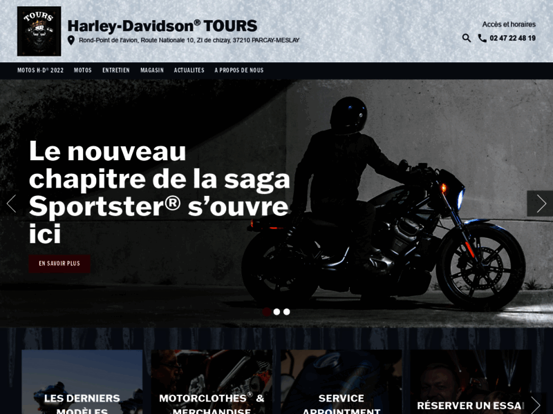 › Voir plus d'informations : Harley-Davidson TOURS