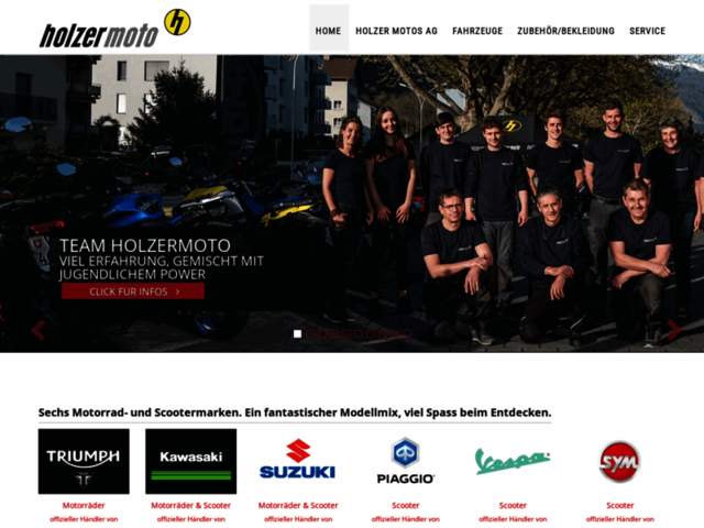 › Voir plus d'informations : Holzer Motos AG