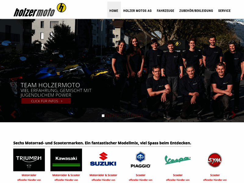 › Voir plus d'informations : Holzer Motos AG