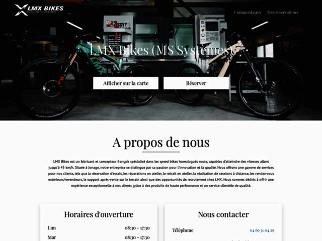 › Voir plus d'informations : LMX Bikes