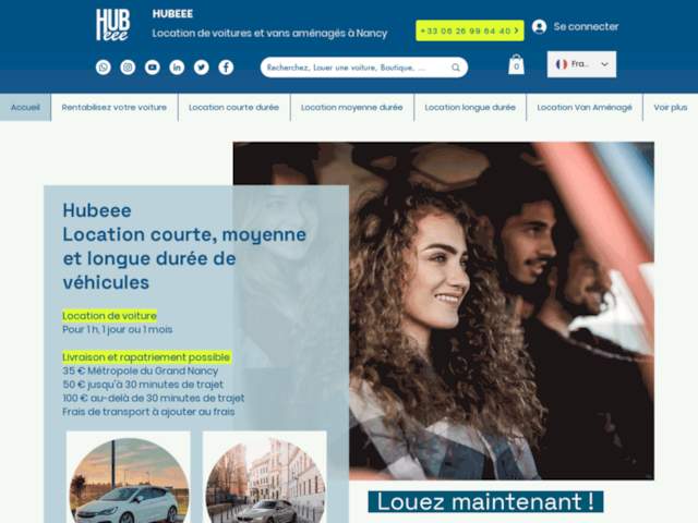 Hubeee - Location de voitures, Location de véhicules, Location van aménagés et Camping Car, Location Motos et Scooters