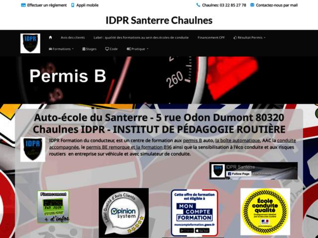 › Voir plus d'informations : Idpr Santerre