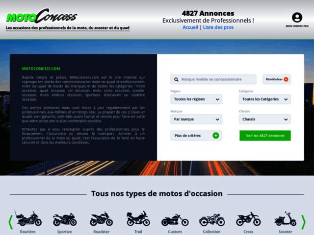 › Voir plus d'informations : Motoccasions