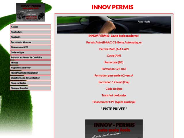 › Voir plus d'informations : Innov Permis Auto Moto Cyclo School
