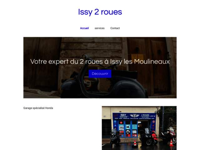 › Voir plus d'informations : Issy 2 roues