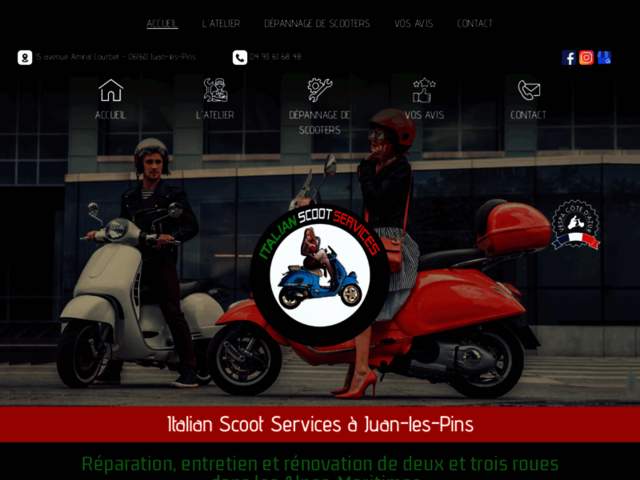 › Voir plus d'informations : ITALIAN SCOOT SERVICES