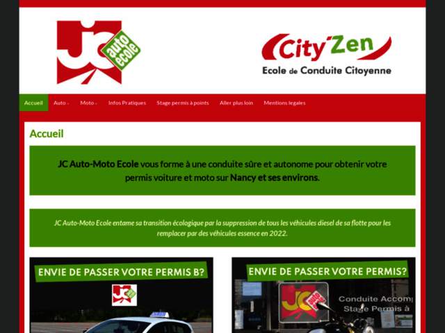 › Voir plus d'informations : City'zen Jc Auto Ecole Nancy