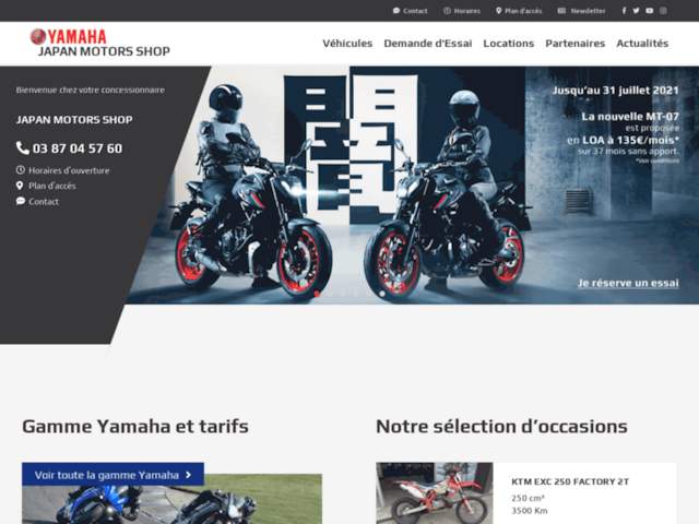 JMS-CO Cocheren - Concessionnaire Yamaha - motos, scooters & e-bike