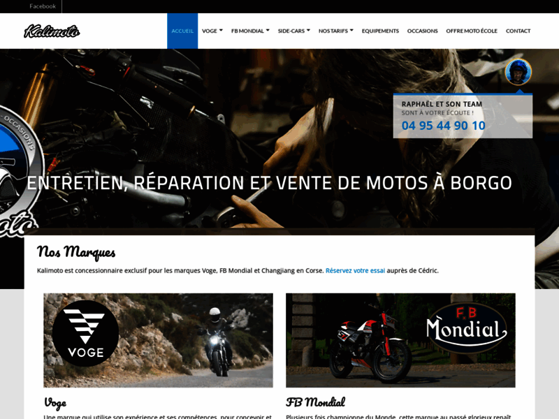 › Voir plus d'informations : Kalimoto - Garage moto et concession Voge
