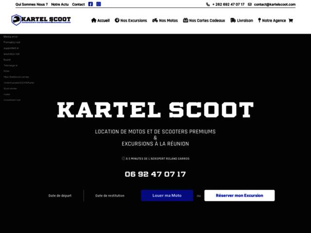 › Voir plus d'informations : Location Moto | Kartel Scoot