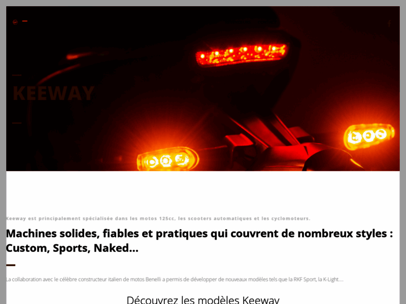› Voir plus d'informations : Keeway France SAS