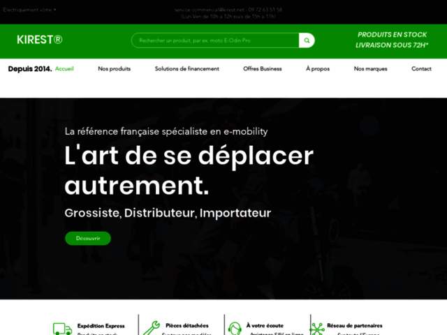 › Voir plus d'informations : Kirest · City Coco Scooter Électrique, Triporteurs