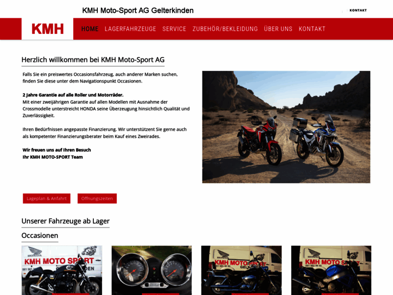 › Voir plus d'informations : KMH Moto-Sport AG