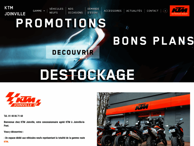 › Voir plus d'informations : KTM Joinville