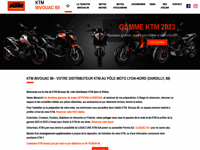 › Voir plus d'informations : KTM Grand Lyon