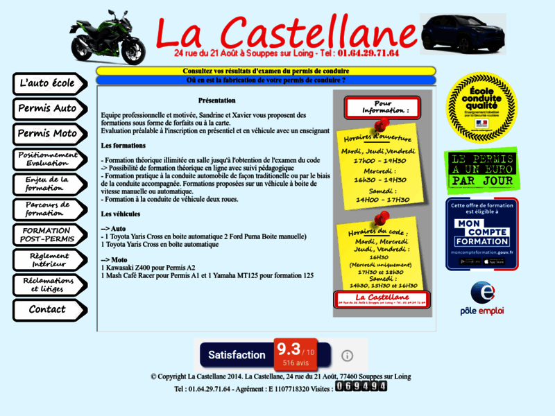 › Voir plus d'informations : La Castellane Auto-Moto-Ecole
