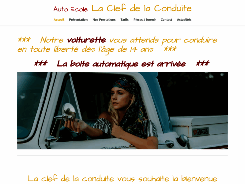 › Voir plus d'informations : La Clef De La Conduite Gravigny