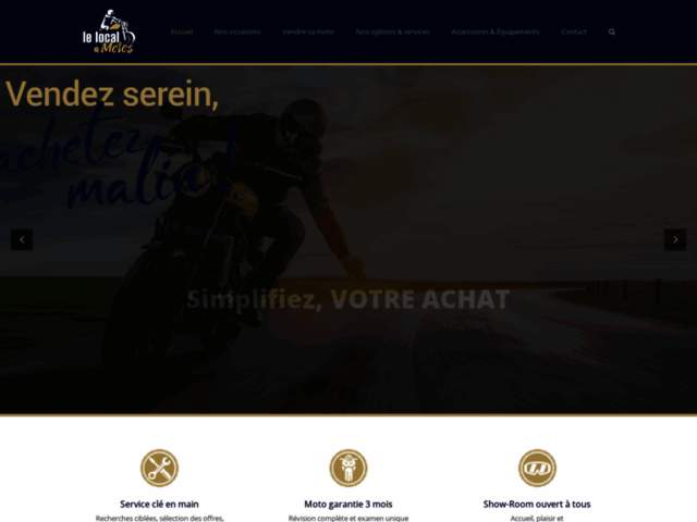 › Voir plus d'informations : Le LOCAL à MOTOS