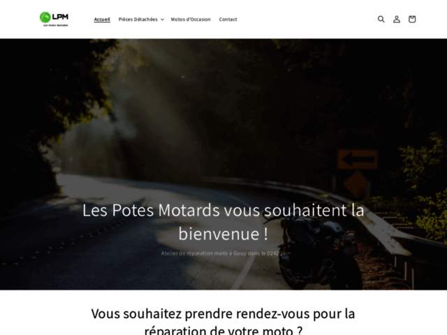 › Voir plus d'informations : Les Potes Motards - Réparation Moto, Vente Pièces Détachées et Service de Remorquage / Dépannage 24h/24h