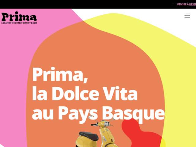 Prima Hire Scooter Biarritz