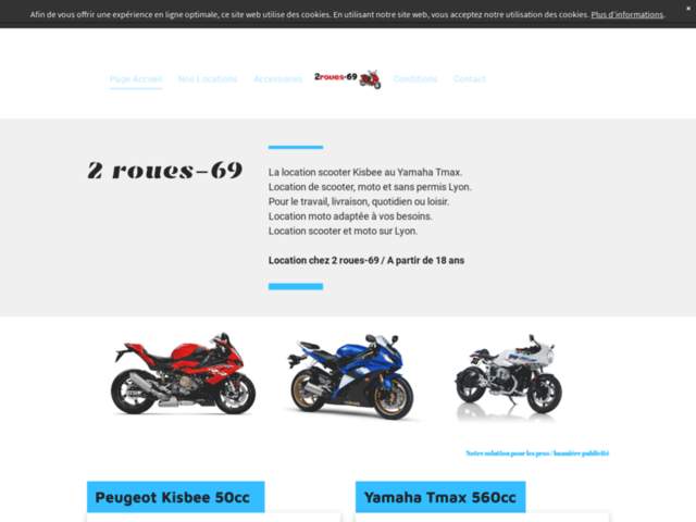 › Voir plus d'informations : 2 roues-69 ? Location de scooter, moto et trottinette xiaomi M365
