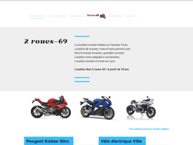 Location Moto 2 Roues