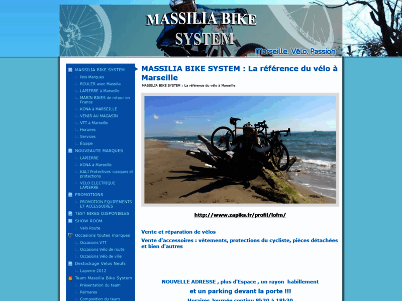 › Voir plus d'informations : MASSILIA BIKE SYSTEM