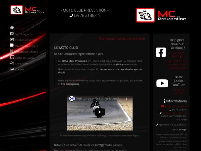 › Voir plus d'informations : Moto Club Prevention