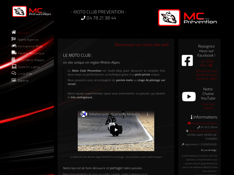 › Voir plus d'informations : Moto Club Prevention