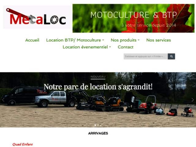 › Voir plus d'informations : Mecaloc Abrial - Location de mini-pelle