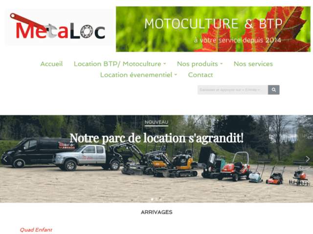 Mecaloc Abrial - Location de mini-pelle