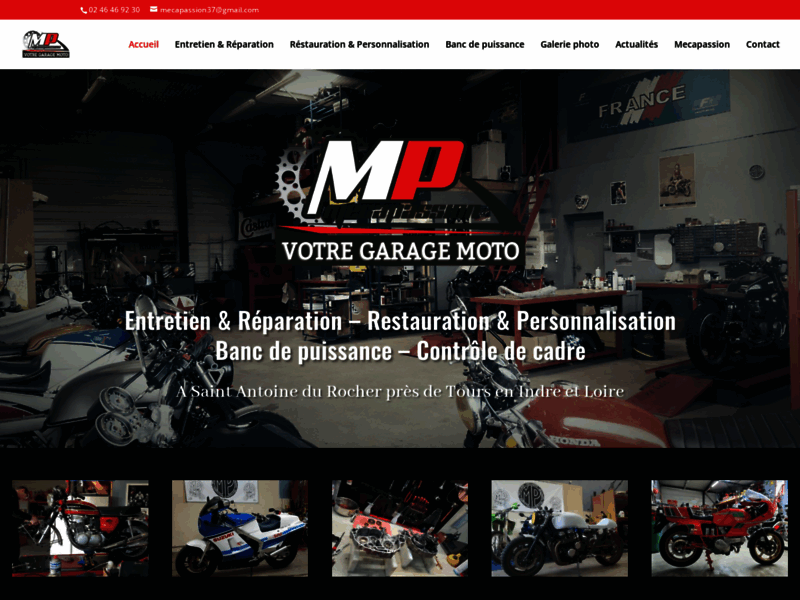 › Voir plus d'informations : MECAPASSION GARAGE MOTO TOURS