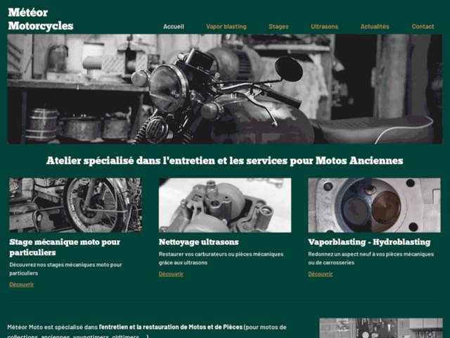 Météor Moto - Stage Mécanique Moto