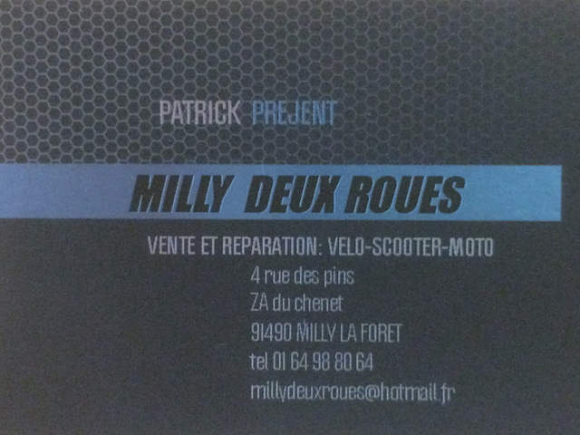 › Voir plus d'informations : MILLY DEUX ROUES