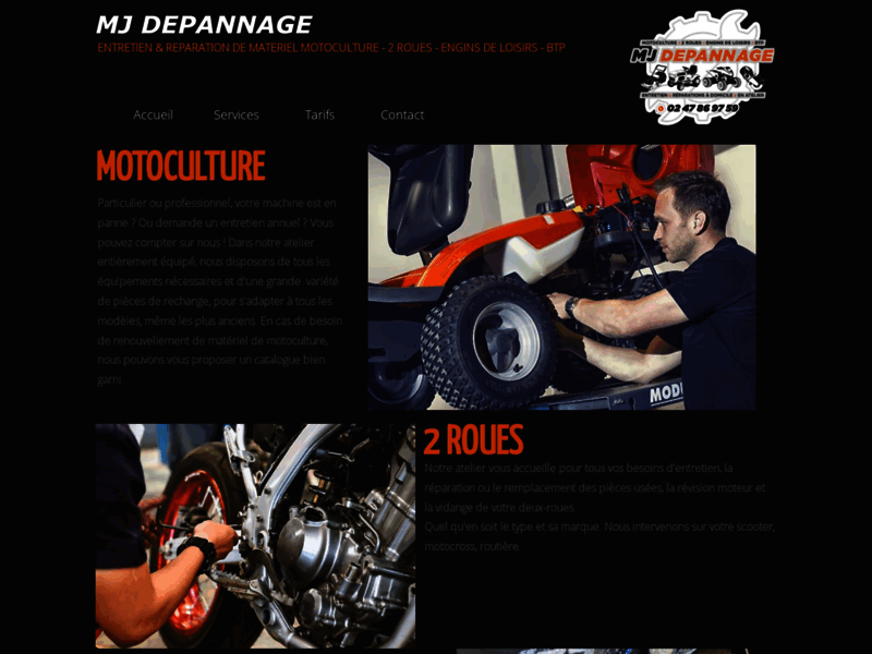 › Voir plus d'informations : MJ Dépannage