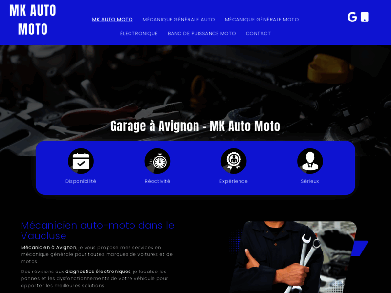 › Voir plus d'informations : MK Auto Moto